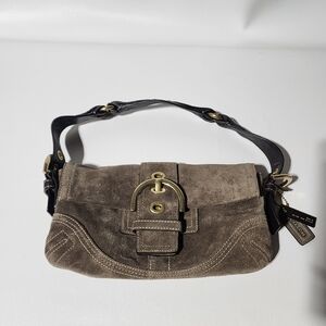 Vintage Coach- NEW Suede bag 8A18
